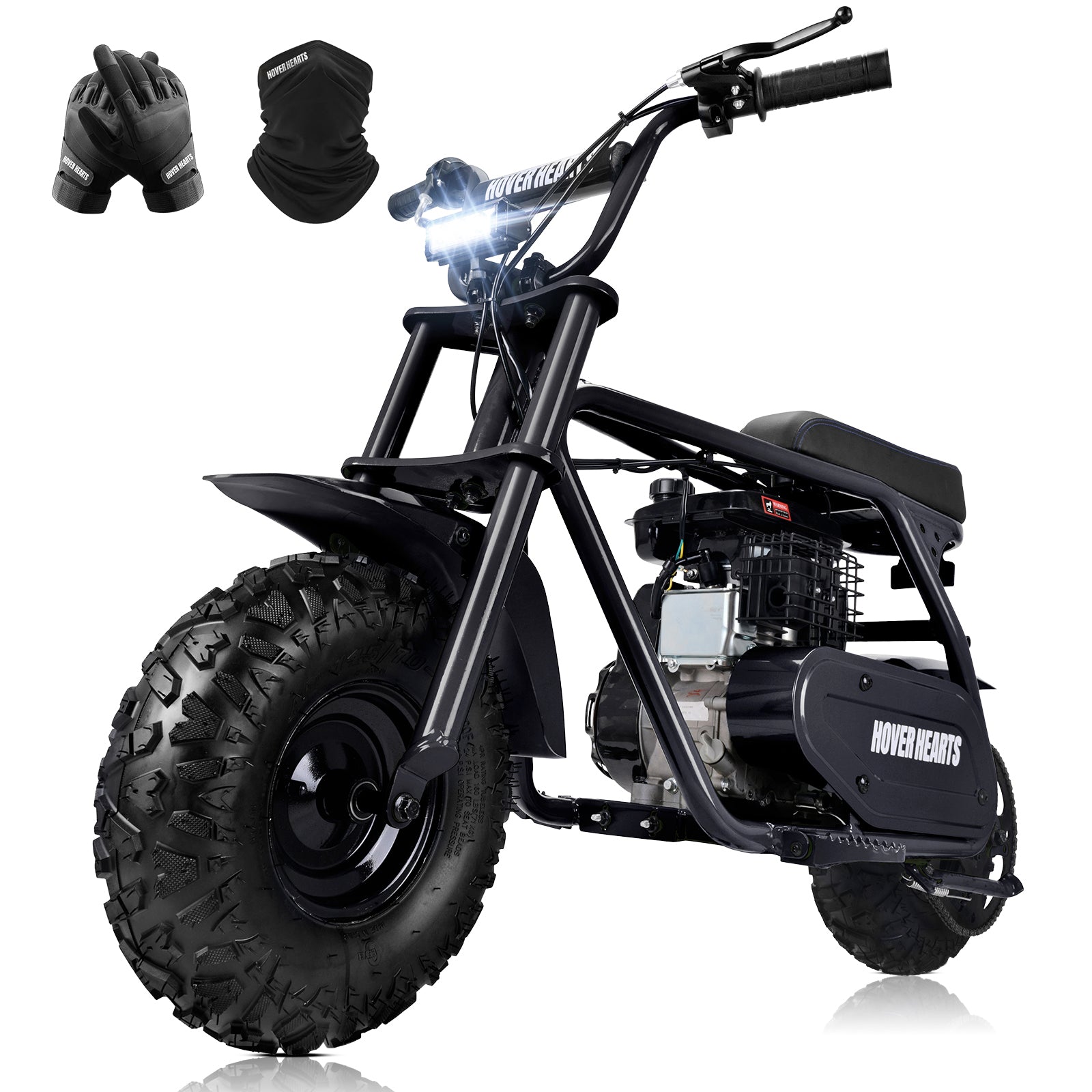 HoverHearts MB0001 Mini Bike 105CC 4-Stroke Gas Bike Max Speed 40 km/h