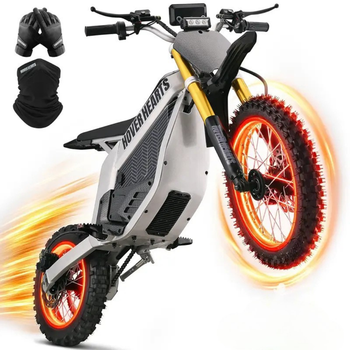 HoverHearts Electric Dirt Bike 48V 2000W (peak 3000w) – Trail-Ready Power