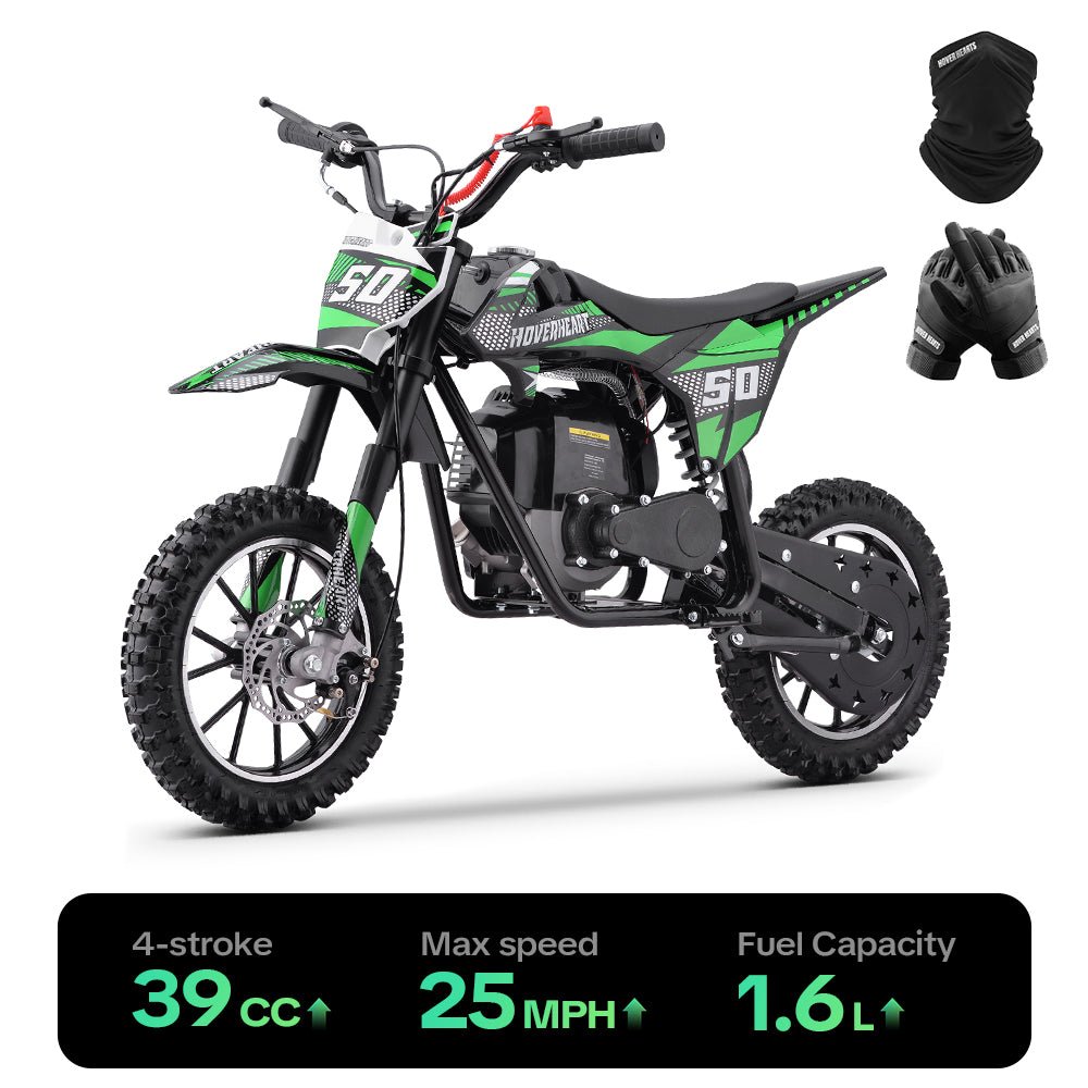 HoverHearts DB4S004 Gas Dirt Bike - 4-Stroke Performance