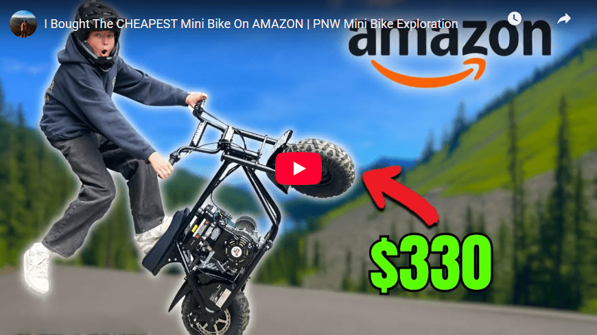 I Bought The CHEAPEST Mini Bike PNW Mini Bike Exploration - HoverHearts