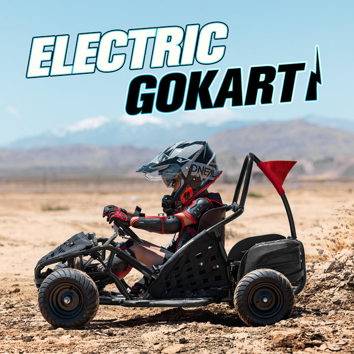 HoverHearts Electric Go Kart Parental Speed Control Top Speed 20 Mph