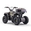Gas-Power ATV/Quad for Age 6+, 40cc 4-Stroke Gas Powered Mini Motorcycle Speeds up to 15.5 MPH for Off-Road with Storage Box,Suspension, Disc Brake, 165 LBS Capacity
