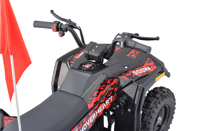 HoverHearts EA500-ER Electric ATV for Kids Teens 10-15MPH Safety Speed