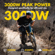 HoverHearts DZ009 Electric Dirt Bike 42MPH 3000W 48V/30AH LFP Electric Motorcycle
