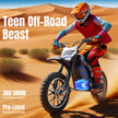 HoverHearts DZ008 Electric Dirt Bike 18 MPH (Max Speed) E-Bike Max Load 165 LBS