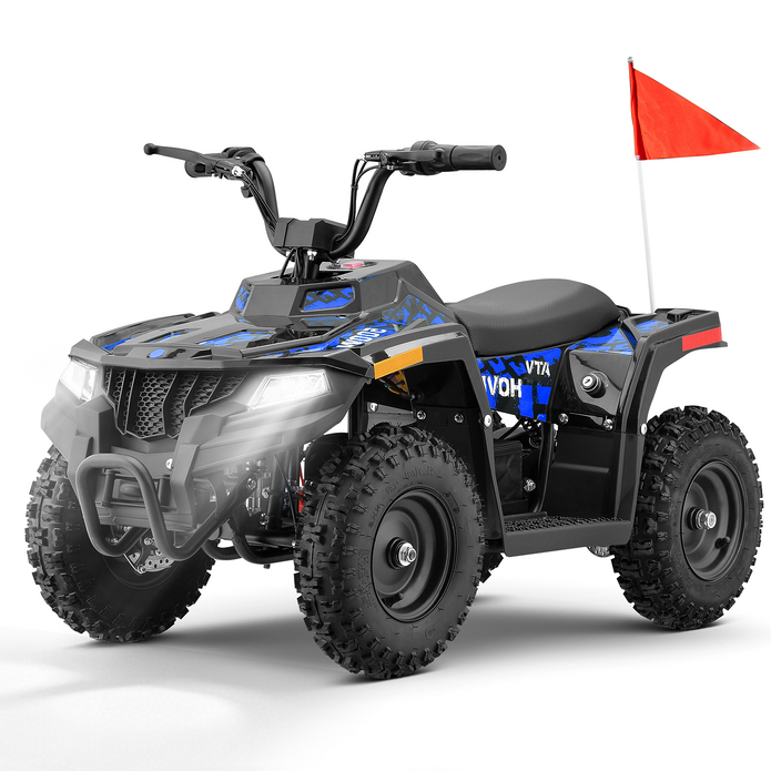 HoverHearts EA500-ER Electric ATV for Kids Teens 10-15MPH Safety Speed