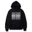 Hover Hearts Hoodie 100% Cotton, Solid Color Kangaroo Pocket Hoodie