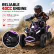 HoverHearts  XW-A01 40CC 4-Stroke Gas Powered ATV For Kids 15 MPH Max Top Speed