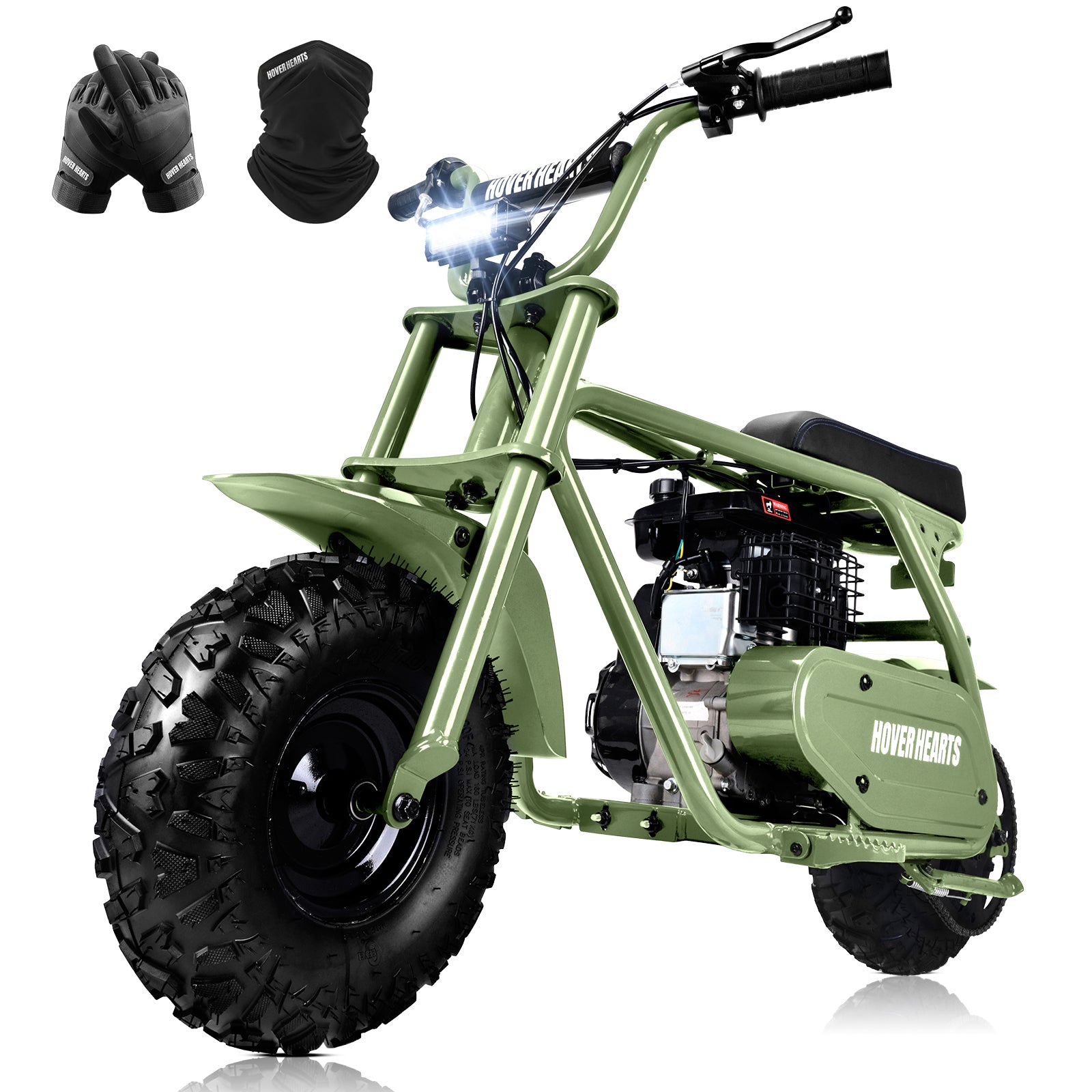 HoverHearts MB0001 Mini Bike 105CC 4-Stroke Gas Bike Max Speed 40 km/h