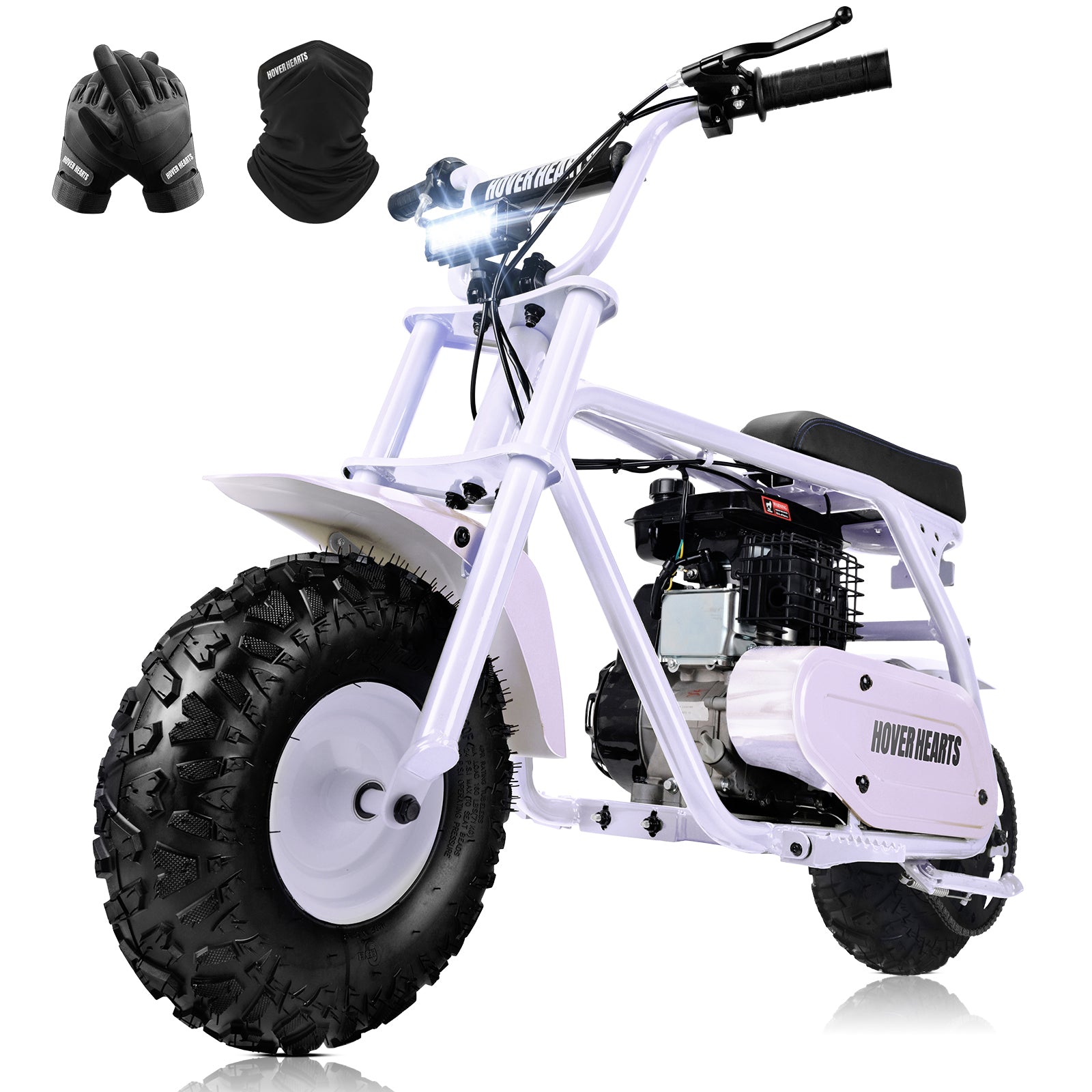 HoverHearts MB0001 Mini Bike 105CC 4-Stroke Gas Bike Max Speed 40 km/h