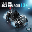 HoverHearts Electric Go Kart Parental Speed Control Top Speed 20 Mph