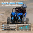 HoverHearts UTV 1000W 48V Battery Go-Kart, X-Large Steel Frame, Off-Road Tire, Full Suspension, Adjustable Speed, Electric 4 Wheeler with Parental Lock