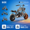 HoverHearts DB4S006 Mini Dirt Bike 39CC 4-Stroke Gas Bike EPA Approved