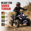 HoverHearts  XW-A01 40CC 4-Stroke Gas Powered ATV For Kids 15 MPH Max Top Speed