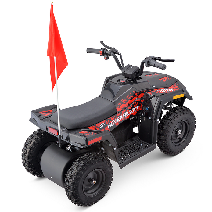 HoverHearts EA500-ER Electric ATV for Kids Teens 10-15MPH Safety Speed