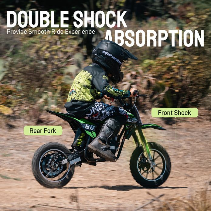 HoverHearts DB4S004 Gas Dirt Bike 4-Stroke Gas Bike No Oil Mix Required