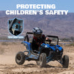 HoverHearts UTV 1000W 48V Battery Go-Kart, X-Large Steel Frame, Off-Road Tire, Full Suspension, Adjustable Speed, Electric 4 Wheeler with Parental Lock