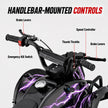 HoverHearts  XW-A01 40CC 4-Stroke Gas Powered ATV For Kids 15 MPH Max Top Speed