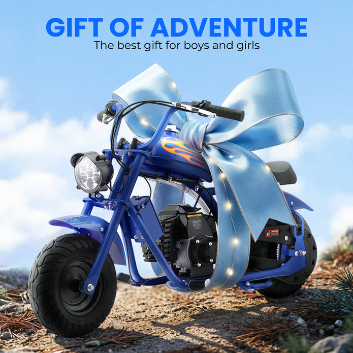 HoverHearts DB4S002 Mini Dirt Bike 39CC 4-Stroke Gas Bike EPA Approved