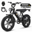 HoverHearts EB-1 Electric Bike 7-Speed Transmission Top Speed 28MPH