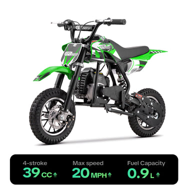 HoverHearts DB4S001 Mini Dirt Bike 4-Stroke Gas Bike Up to 20Mph, EPA Approved