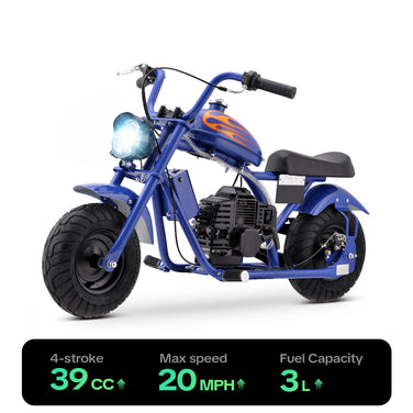 HoverHearts DB4S002 Mini Dirt Bike 39CC 4-Stroke Gas Bike EPA Approved