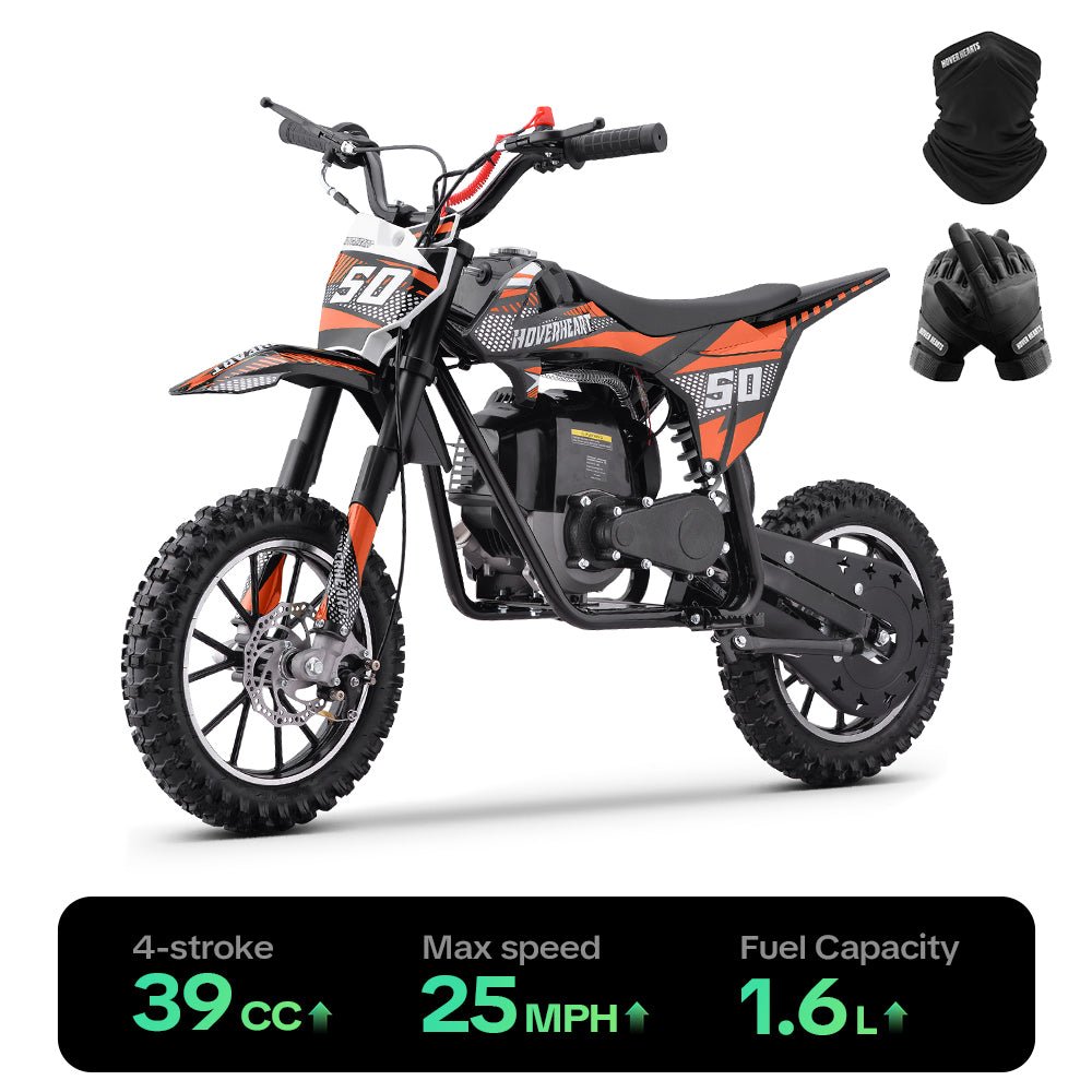 HoverHearts DB4S004 Gas Dirt Bike - 4-Stroke Performance