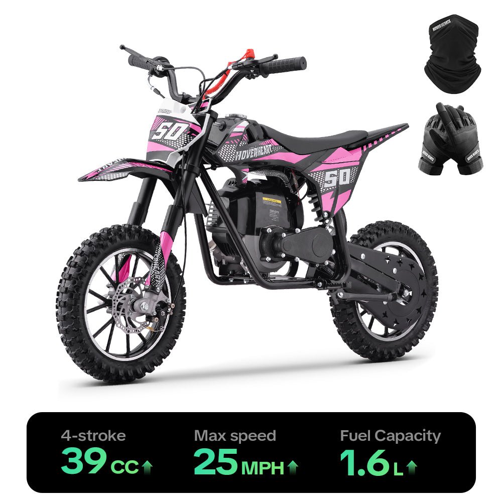 HoverHearts DB4S004 Gas Dirt Bike - 4-Stroke Performance