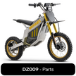 HOVERHEARTS DZ009 Electric Dirt Bike Front and Rear Tire
