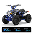 HoverHearts XW-A17 Electric ATV 500W 36V Four-wheeled Electric Motorcycle 10-15MPH Safety Speed