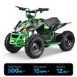 HoverHearts EA500-AN Electric ATV 500W 36V Four-wheeled Electric Motorcycle 10-15MPH Safety Speed