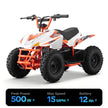 HoverHearts XW-A17 Electric ATV 500W 36V Four-wheeled Electric Motorcycle 10-15MPH Safety Speed
