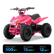 HoverHearts XW-A17 Electric ATV 500W 36V Four-wheeled Electric Motorcycle 10-15MPH Safety Speed