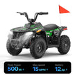 HoverHearts EA500-ER Electric ATV for Kids Teens 10-15MPH Safety Speed - HoverHearts