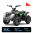 HoverHearts EA500-ER Electric ATV for Kids Teens 10-15MPH Safety Speed