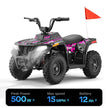HoverHearts EA500-ER Electric ATV for Kids Teens 10-15MPH Safety Speed - HoverHearts