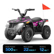 HoverHearts EA500-ER Electric ATV for Kids Teens 10-15MPH Safety Speed
