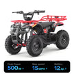 HoverHearts EA500-RA Off-road Electric Four-wheeled Motorcycle 500W 36V Powerful Electric ATV