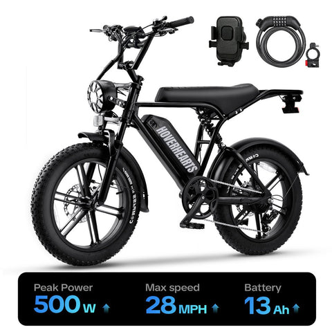HoverHearts Eb-1 Electric Bike 7-Speed Transmission Top Speed 28MPH - HoverHearts