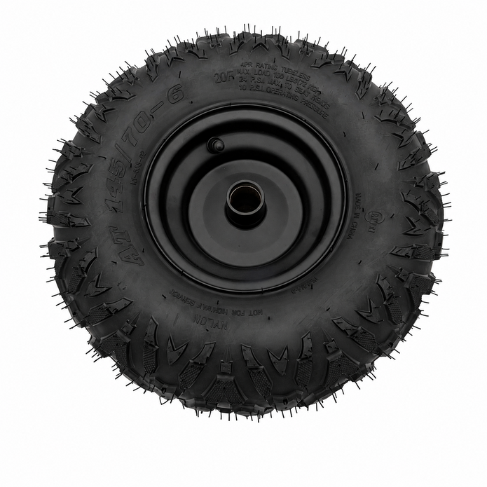 MB001 Front Wheel with Tire , Rear Wheel with Tire