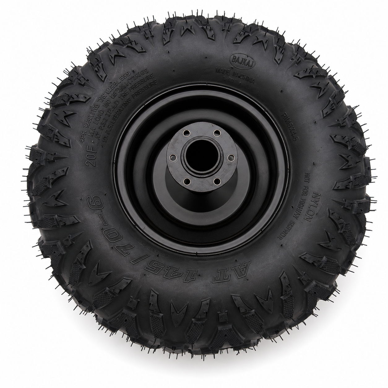 MB001 Front Wheel with Tire , Rear Wheel with Tire