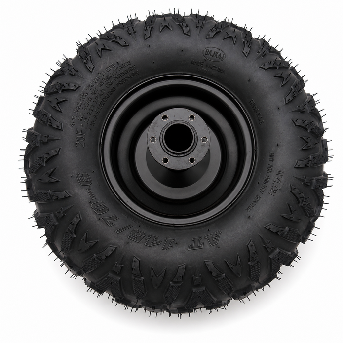 MB001 Front Wheel with Tire , Rear Wheel with Tire