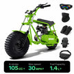 Hover Heart MB002 Mini Dirt Bike 105cc 4-Stroke Gas for Kids & Youth, Max Speed 30 MPH Off-Road Bike, EPA Approved