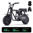 HoverHearts MB0001 Mini Bike 99CC 4-Stroke Gas Bike Max Speed 28MPH