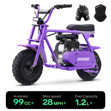 HoverHearts MB0001 Mini Bike 105CC 4-Stroke Gas Bike Max Speed 40 km/h