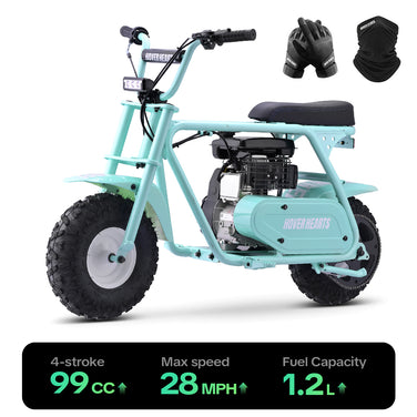 HoverHearts MB0001 Mini Bike 105CC 4-Stroke Gas Bike Max Speed 40 km/h