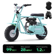 HoverHearts MB0001 Mini Bike 99CC 4-Stroke Gas Bike Max Speed 28MPH