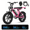 HoverHearts Eb-1 Electric Bike 7-Speed Transmission Top Speed 28MPH - HoverHearts