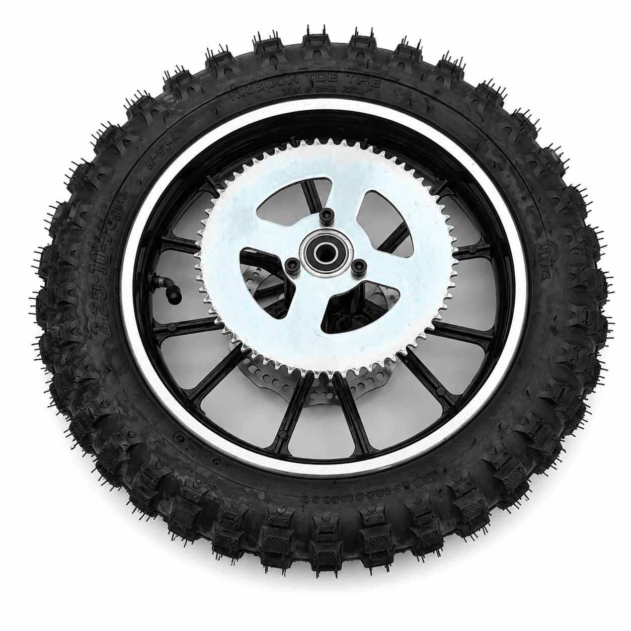 Rear Wheel with sprocket for Hover Hearts Dirt Bike DB008/DB4S004 - HoverHearts