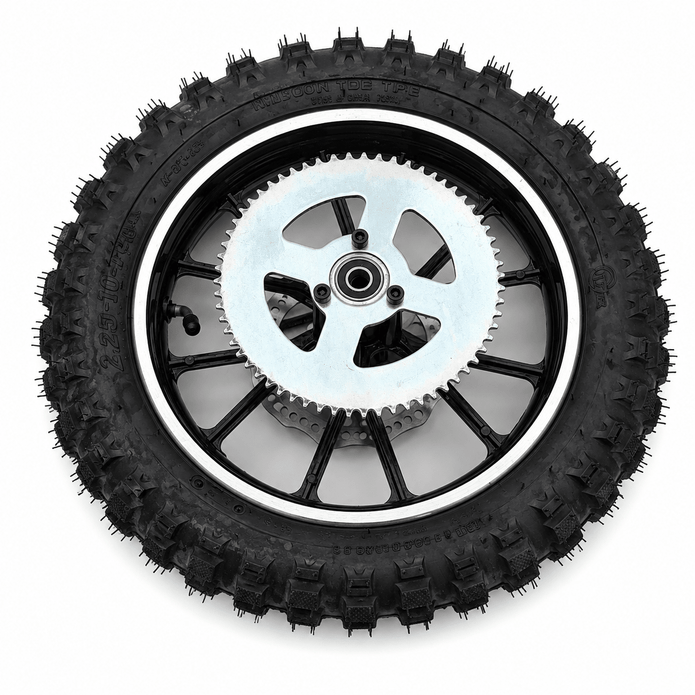 Rear Wheel with sprocket for Hover Hearts Dirt Bike DB008/DB4S004 - HoverHearts